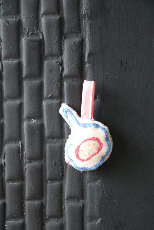 Handmade Fig‑Shaped Christmas Ornament