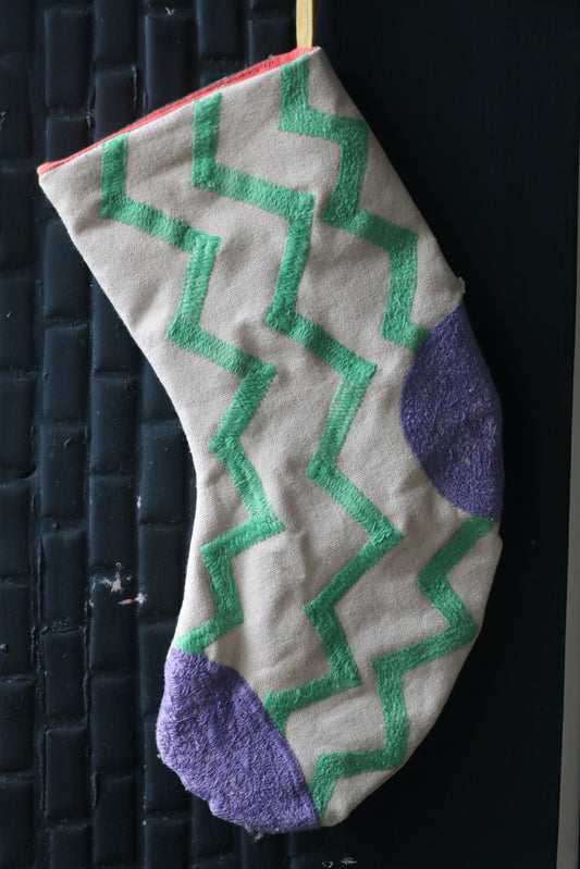 Handmade Christmas Stocking – 30×15 cm Style 2