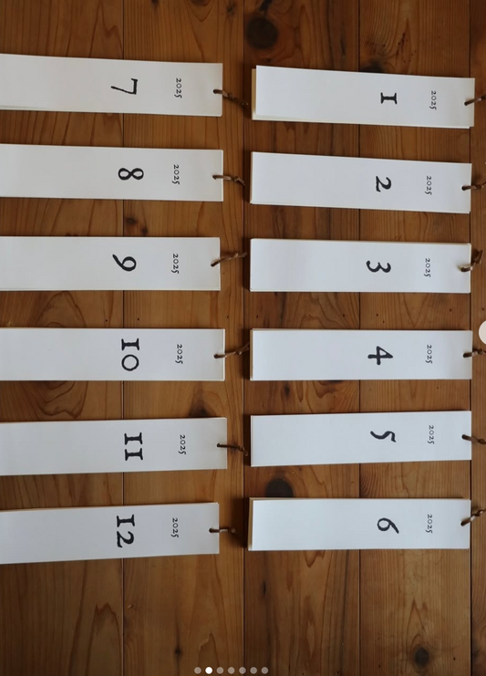 Handmade 2025 Calendar
