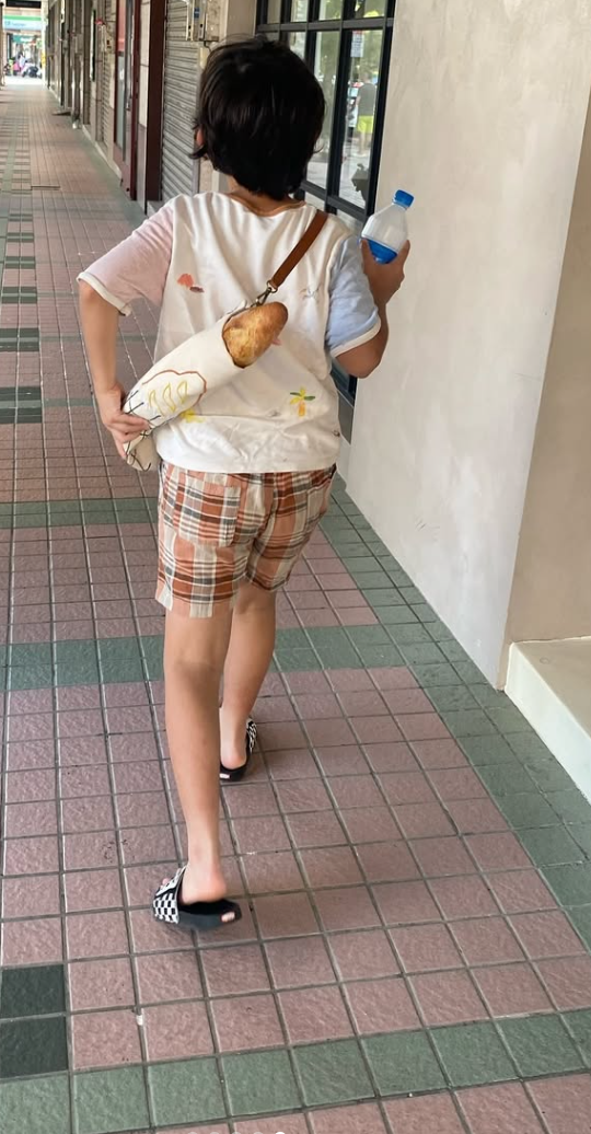 Handcrafted Baguette Bag with Leather Strap