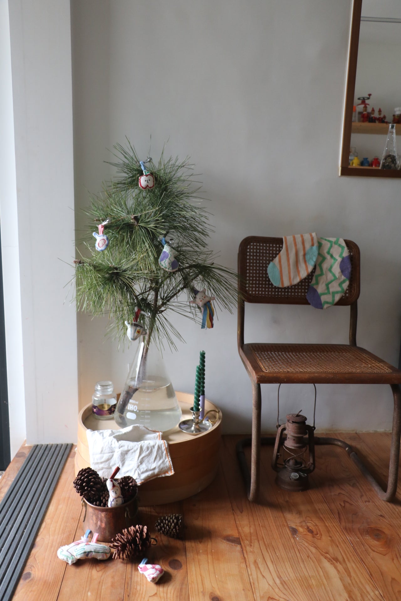 Handmade Fig‑Shaped Christmas Ornament