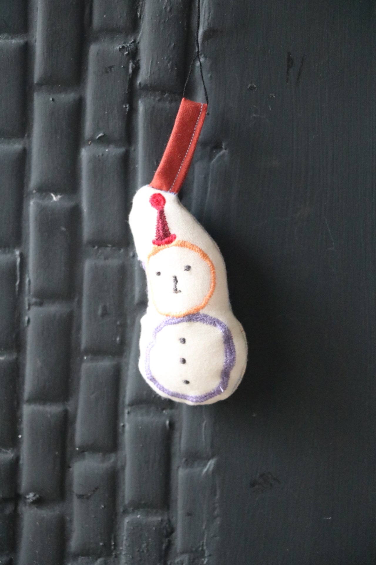Handmade Snowman Christmas Ornament