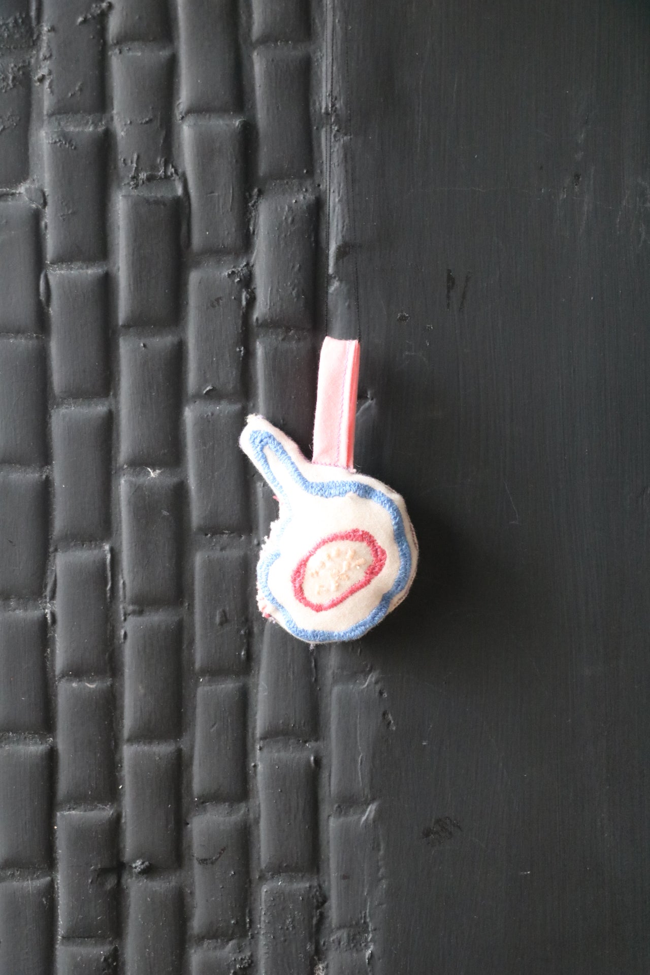 Handmade Fig‑Shaped Christmas Ornament