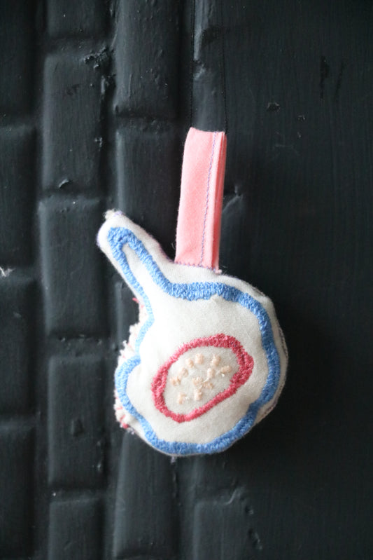 Handmade Fig‑Shaped Christmas Ornament