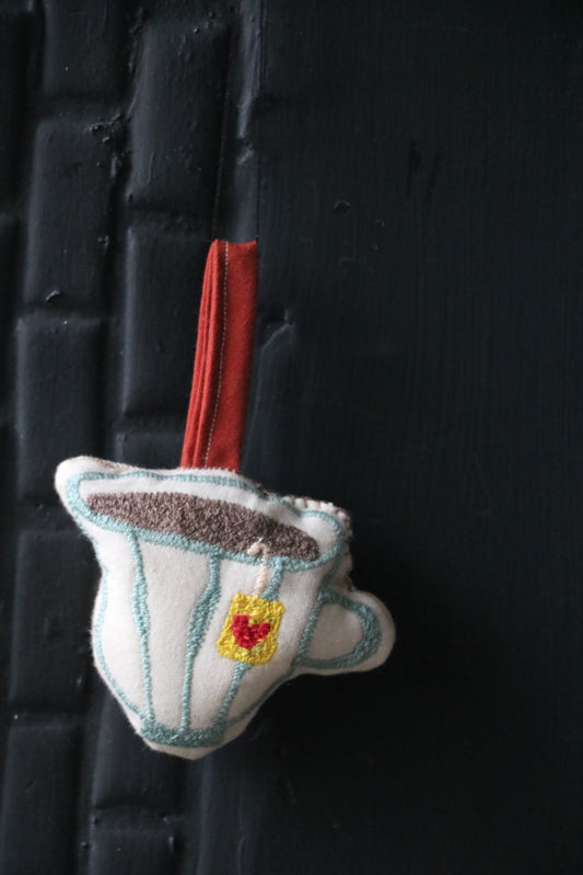 Handmade Tea Cup Ornament
