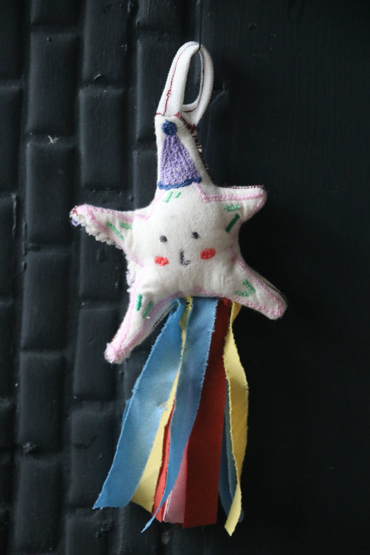 Handmade Shooting Star Christmas Ornament