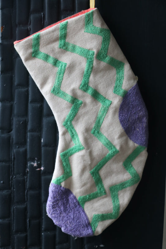 Handmade Christmas Stocking – 30×15 cm Style 2