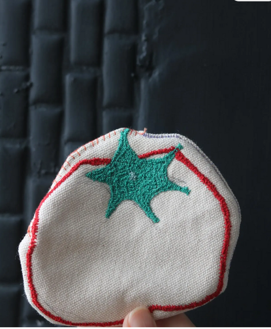 Handmade Tomato Shaped Coaster