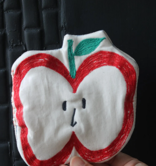 Handmade Apple Shaped Coaster