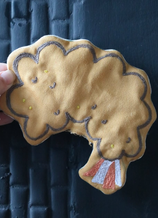 Handmade Fry Shrimp Shaped Coaster
