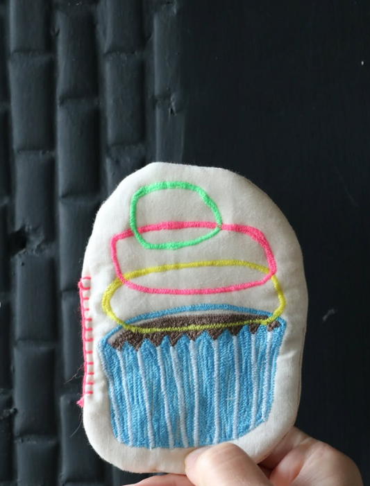Handmade Cupcake Ice Cream Shaped Coaster